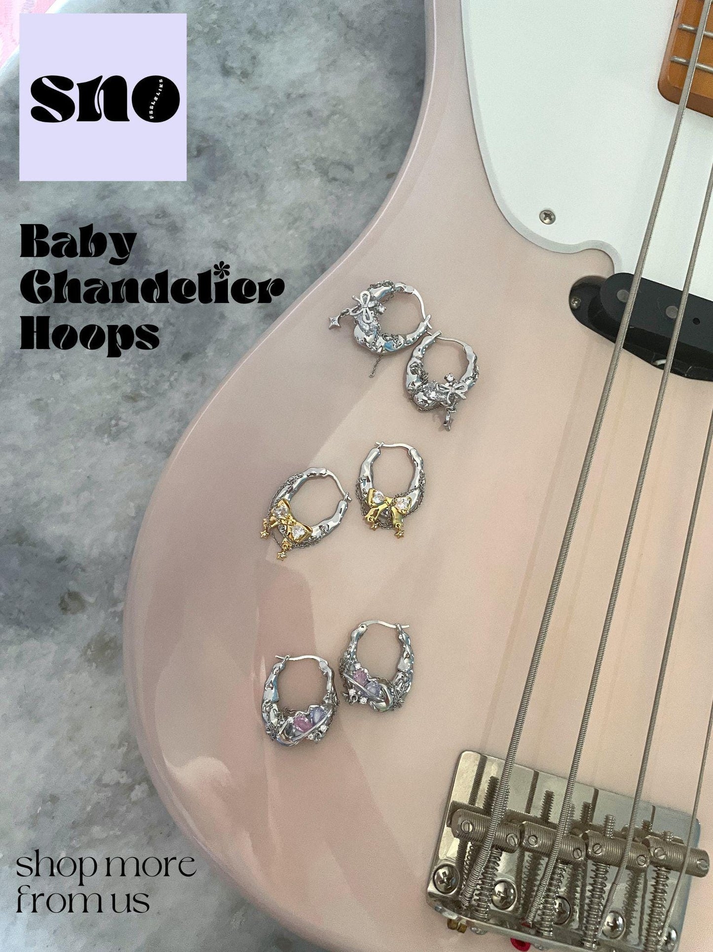 Y2K Grunge Earrings Shoujo Music Note Nana Punk Earrings Goth Hoop Earrings Gyaru Gal Cyber Himekaji Aesthetic Gift for Her Heisei Retro