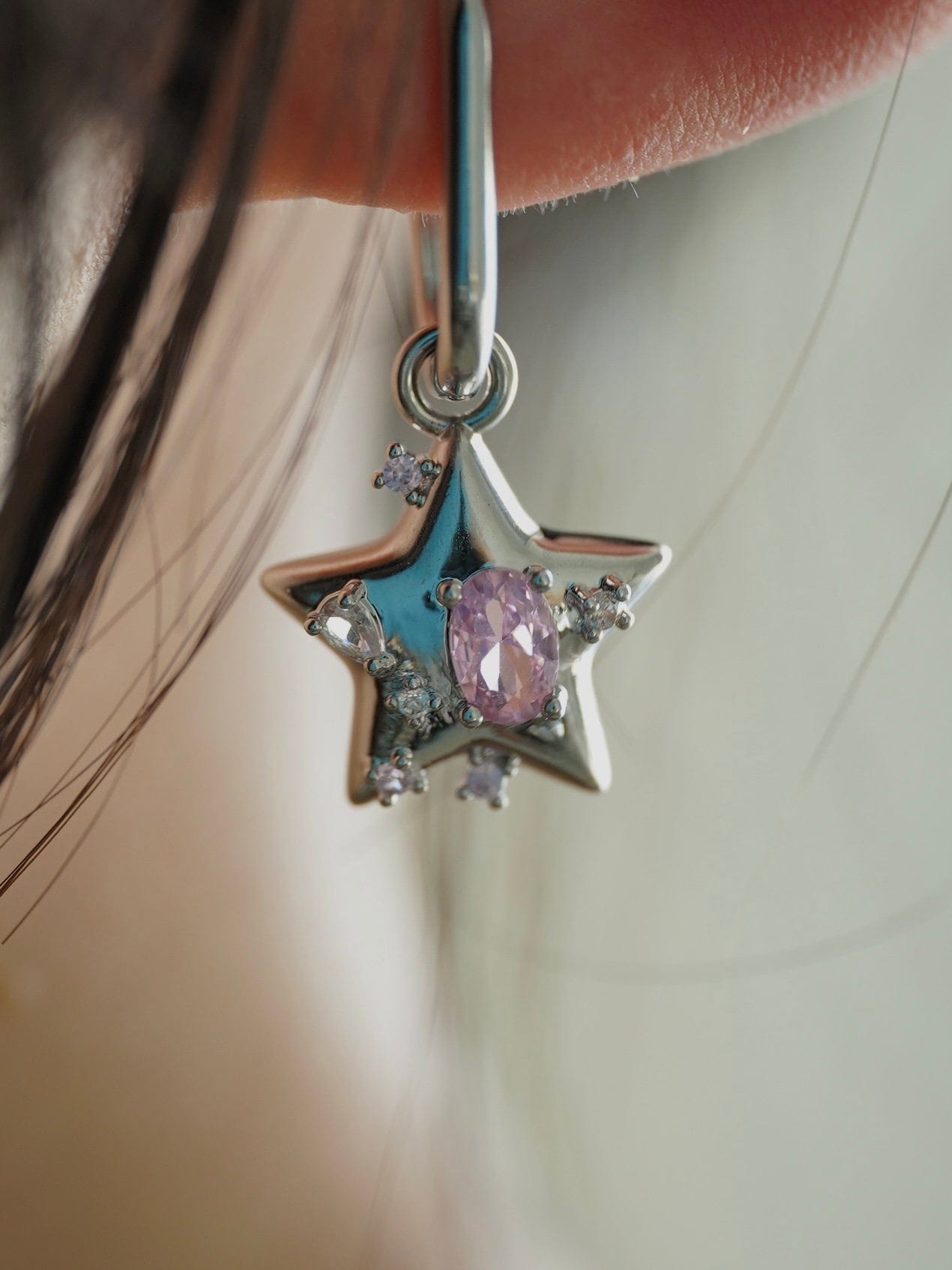 Etolie Chunky Star Hoops