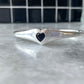 Harin Heart Cuff 925 Silver Bracelet