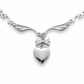 Angie Angel Wings Heart Locket Choker