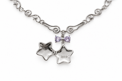 Esther Star Locket Choker Necklace