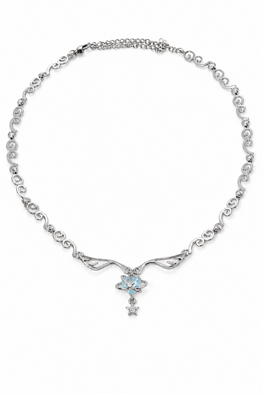Neptune Heart Orbit Angel Wings Choker