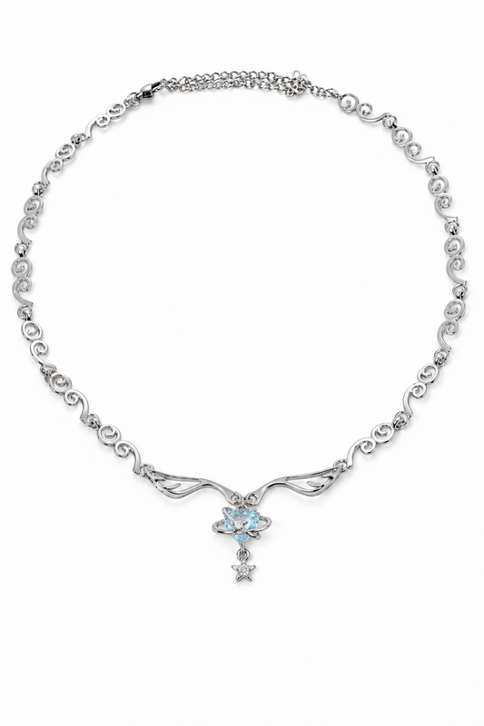 Neptune Heart Orbit Angel Wings Choker