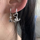 Y2K Cupid Earrings, Angel Coquette Earrings, Fairycore Earrings, Nana Earrings, Silver Plated Earrings, Y2k K Pop Jewelry, Gift for Her