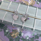 Heart Locket Earrings White Gold Filled Ribbon Coquette Ballet Core Y2K Star Fairy Jewelry Ballerina Indie Jewelry Cottage Core Romantic