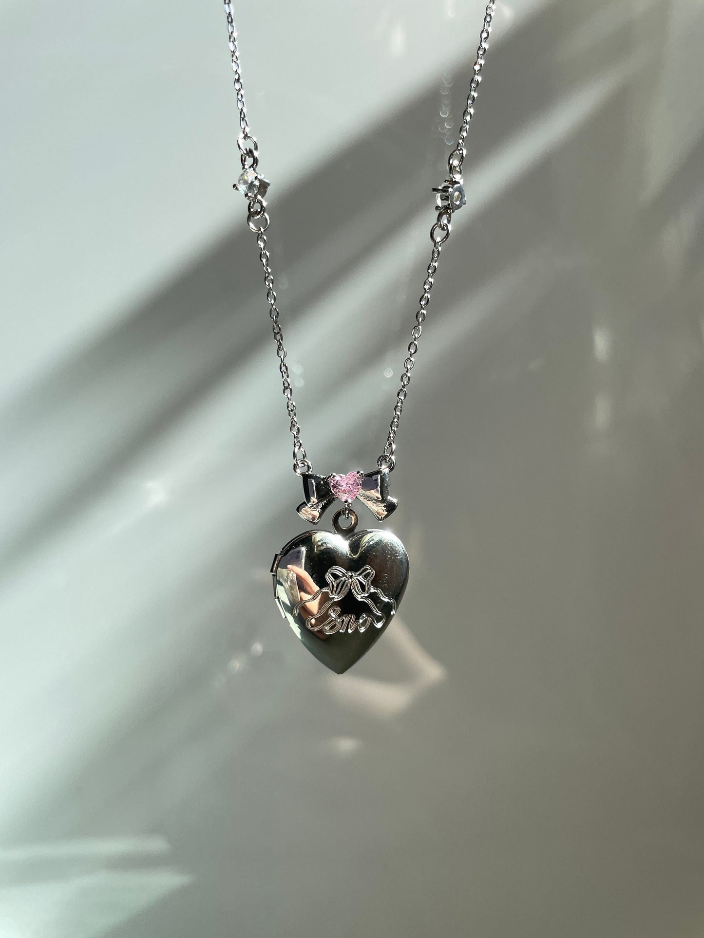 Coquette Bow Heart Locket Necklace Y2k Bow Choker Fairy Grunge Ballet Core Priscilla necklace indie jewelry Valentine's Day Gift for Her