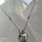 Coquette Bow Heart Locket Necklace Y2k Bow Choker Fairy Grunge Ballet Core Priscilla necklace indie jewelry Valentine's Day Gift for Her