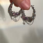 Y2K Grunge Earring Nana Punk Earrings Goth Hoop Earrings Grunge Statement Earrings Cyber Goth Rococo Aesthetic Gift for Her, Holiday Gift