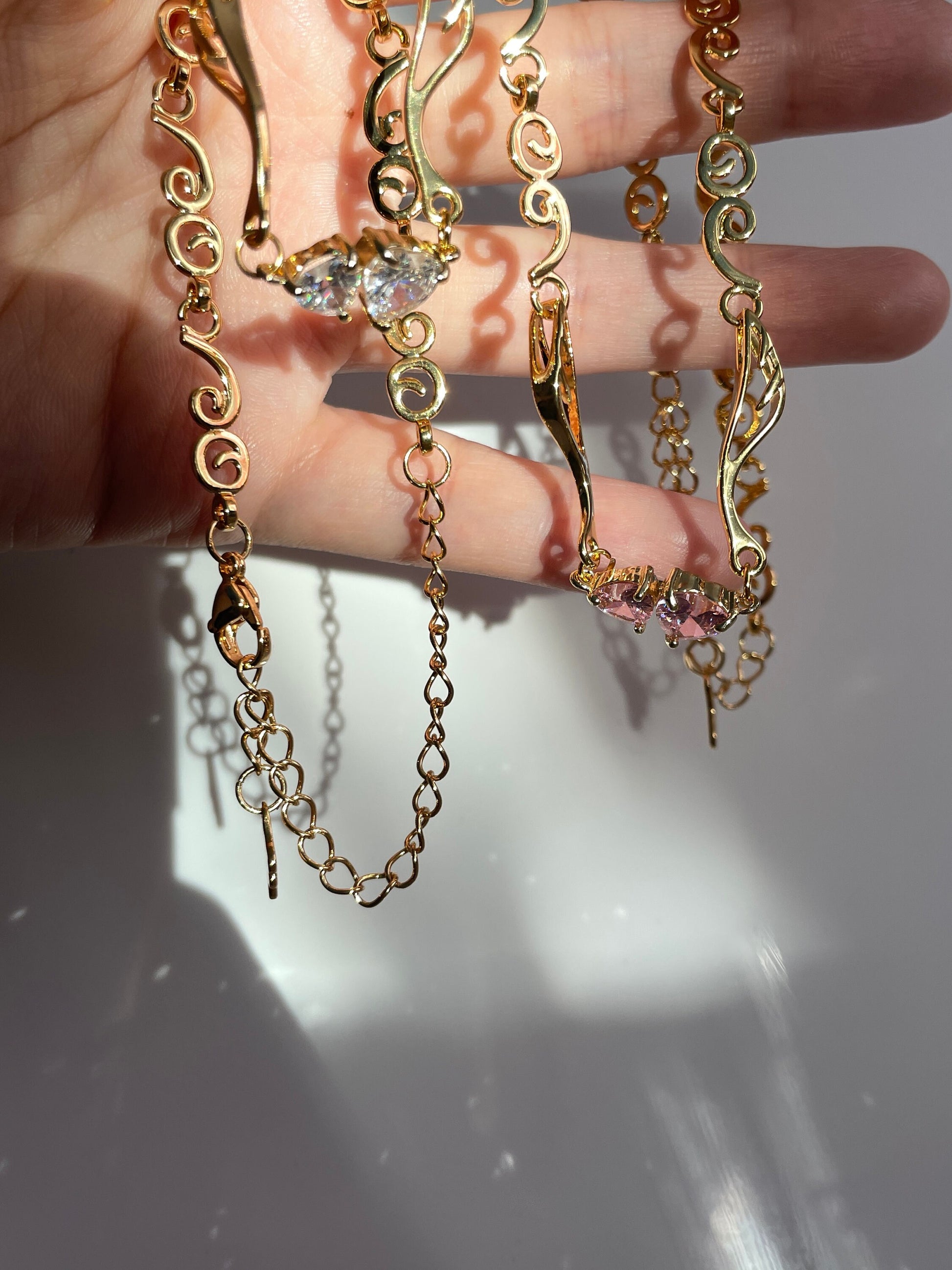 Y2k Angel Wings Choker Cubic Zirconia Heart Cyber Grunge Necklace 2000s Jewelry Egirl Preppy Gift for Her Indie Trendy Kpop Cottagecore