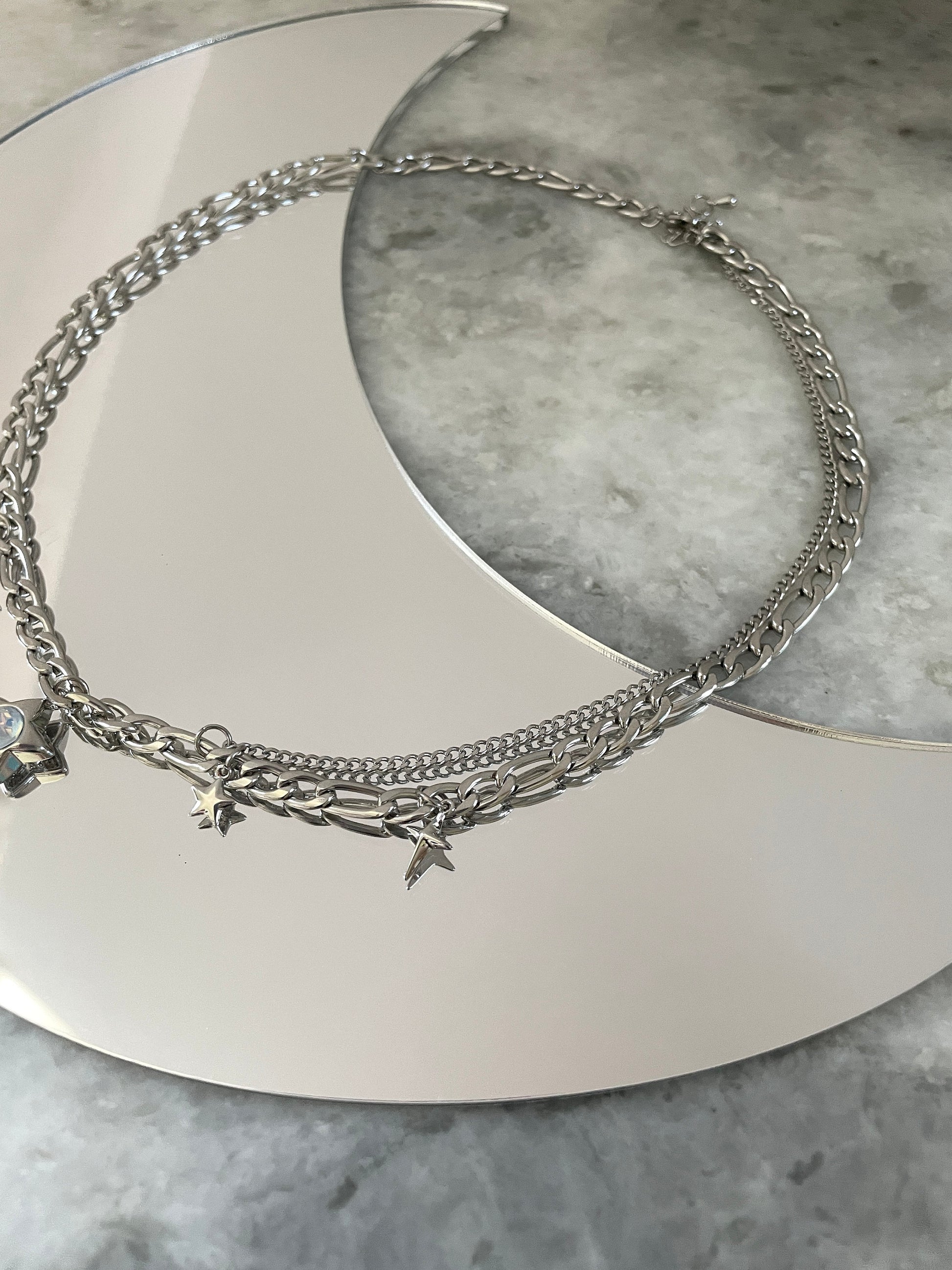 Y2k Grunge Necklace Chubby Star Ice Cube Necklace Chunky Grunge Necklace Alt Jewelry Acubi Nana Anime Indie Aesthetic K Pop PunkJewelry