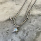 Y2k Grunge Necklace Chubby Star Ice Cube Necklace Chunky Grunge Necklace Alt Jewelry Acubi Nana Anime Indie Aesthetic K Pop PunkJewelry
