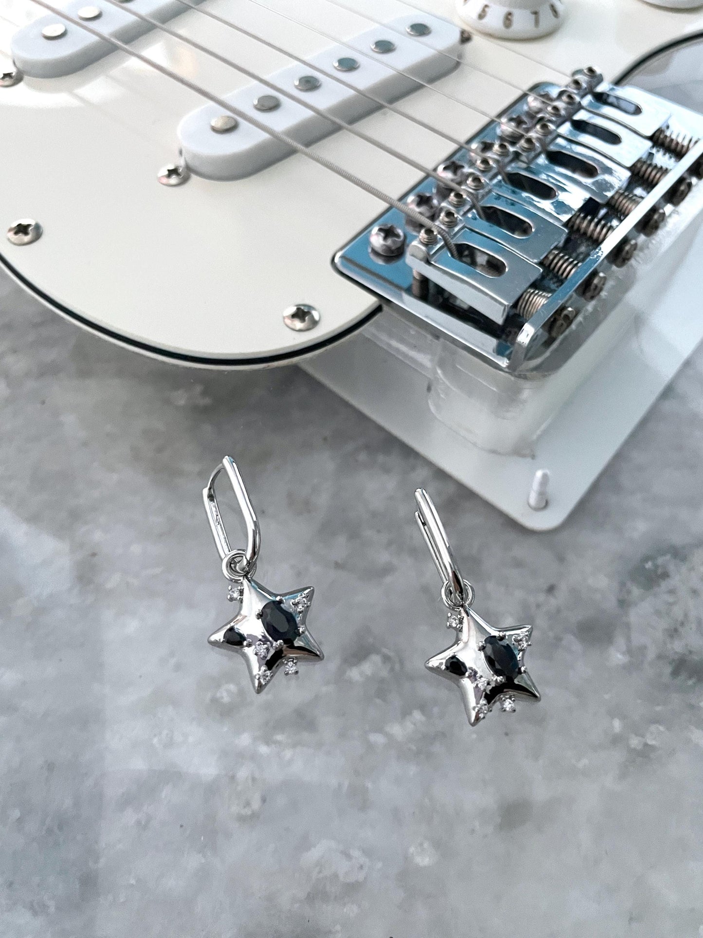 Y2K Star Hoops Grunge Purple Star Hoop Earrings Fairycore Hoop Earring Alt Earrings 2000s K Pop Indie Aesthetic Gift Egirl Cybercore