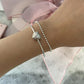 925 Coquette Locket Bracelet 925 Sterling Silver Double Layer Ballet Core Bracelet Nana Anime Fairy Grunge Indie Alternative Shojo Aesthetic