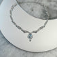 Y2k Grunge Necklace Angel Wings Choker Light Blue Orbit Grunge Necklace Alt Jewelry Acubi Nana Anime Indie Aesthetic K Pop PunkJewelry