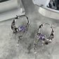 Y2K Grunge Earrings Shoujo Music Note Nana Punk Earrings Goth Hoop Earrings Gyaru Gal Cyber Himekaji Aesthetic Gift for Her Heisei Retro