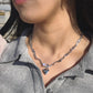 Coquette Heart Locket Moonstone Star Necklace Y2k Angel Wings Choker Angelic Ballet Core Jewelry Indie Aesthetic Heisei Retro Himekaji Gal