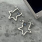 Y2K Grunge Earring Star Arrow Nana Punk Earrings Goth Hoop Earrings Grunge Statement Cyber Goth Cupids Bow Aesthetic Gift for Her Holiday