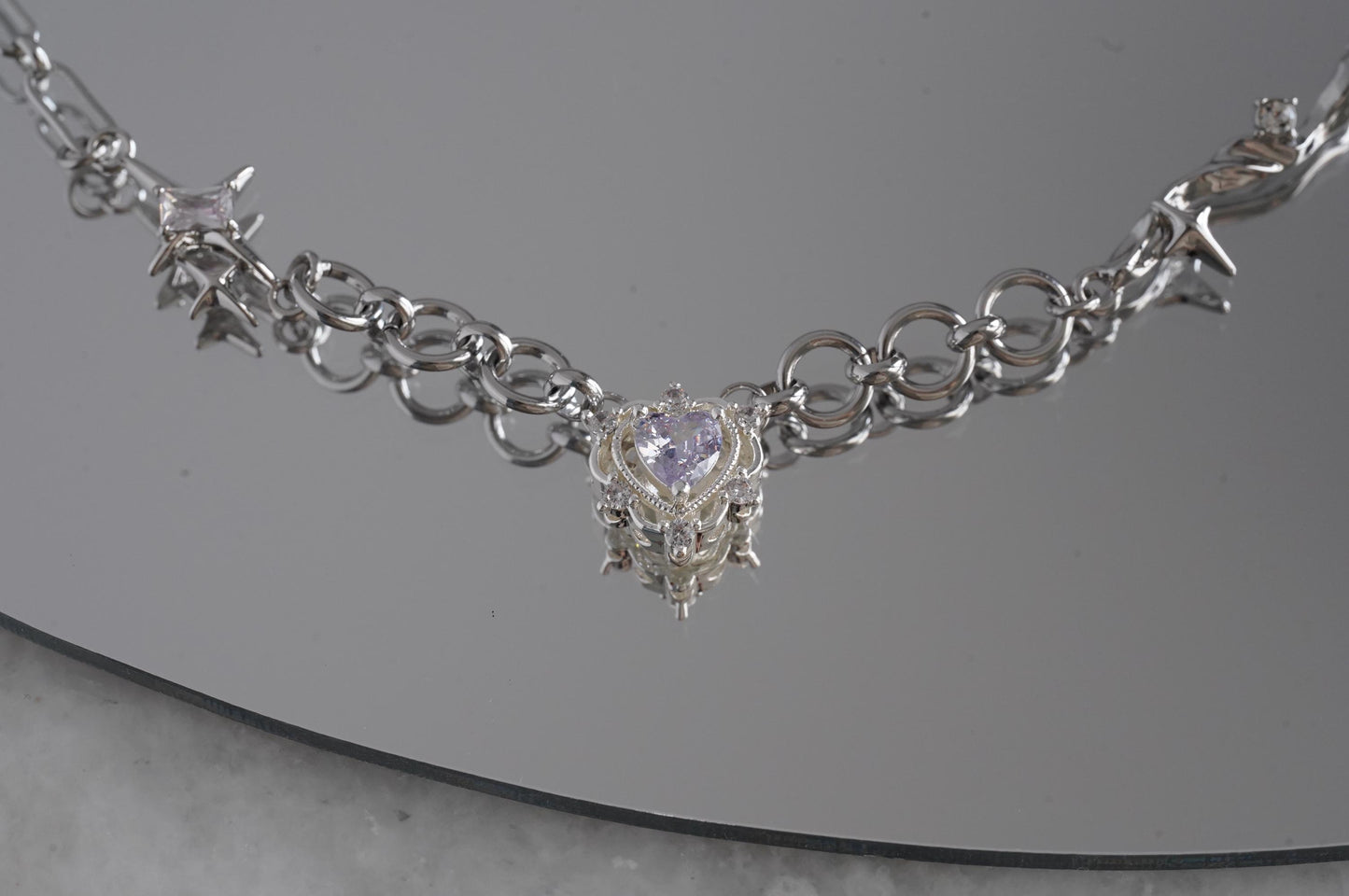 Y2k Grunge Necklace Chubby Star Ice Cube Necklace Chunky Grunge Necklace Alt Jewelry Acubi Nana Anime Indie Aesthetic K Pop PunkJewelry