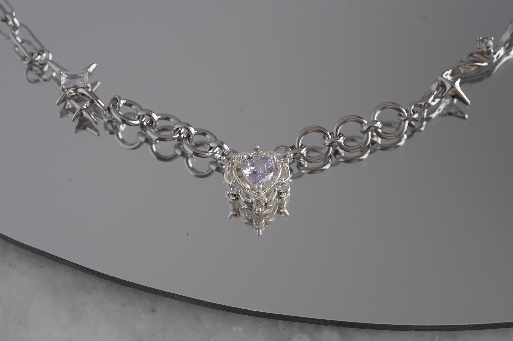 Y2k Grunge Necklace Chubby Star Ice Cube Necklace Chunky Grunge Necklace Alt Jewelry Acubi Nana Anime Indie Aesthetic K Pop PunkJewelry