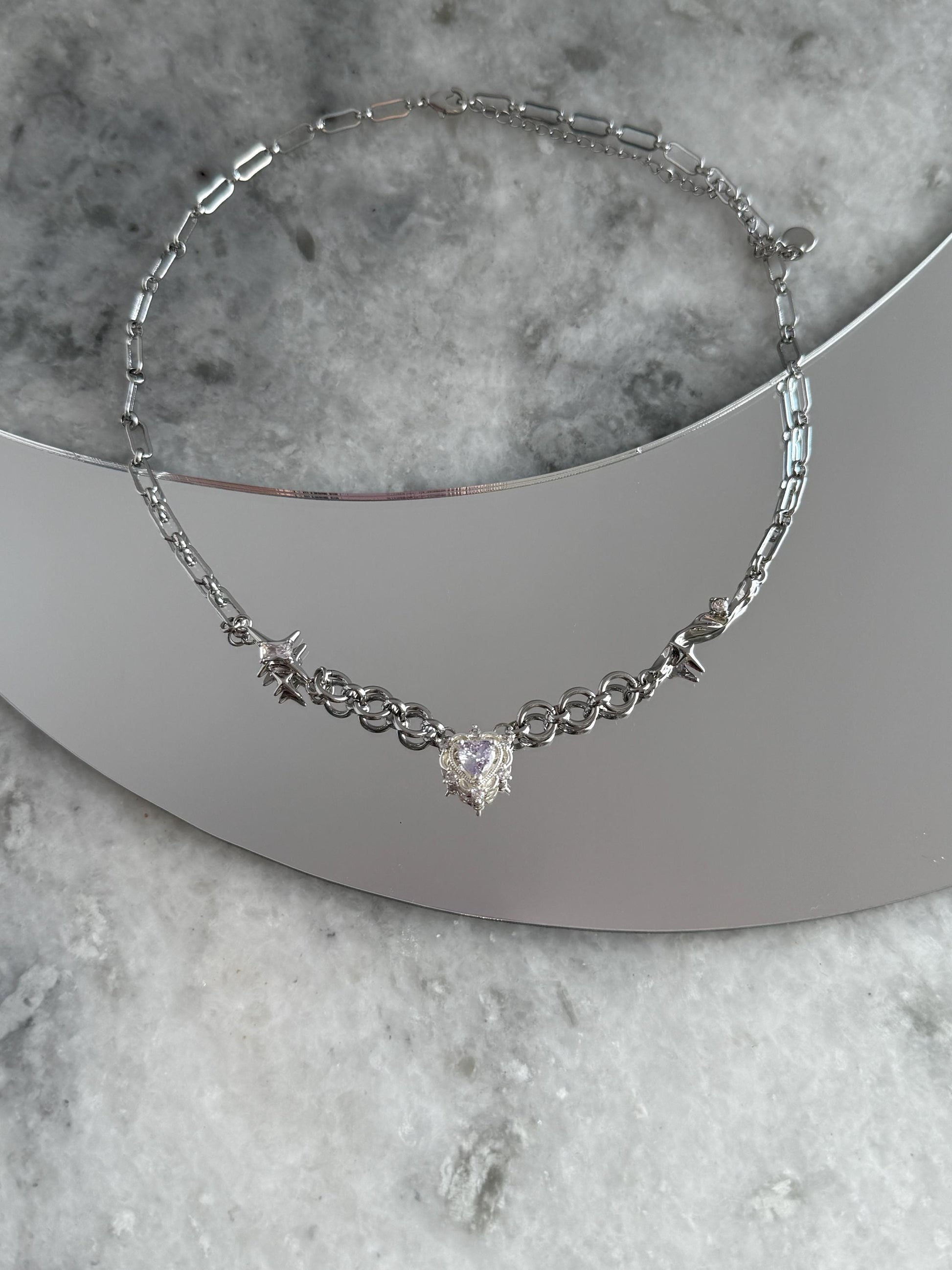 Y2k Grunge Necklace Chubby Star Ice Cube Necklace Chunky Grunge Necklace Alt Jewelry Acubi Nana Anime Indie Aesthetic K Pop PunkJewelry