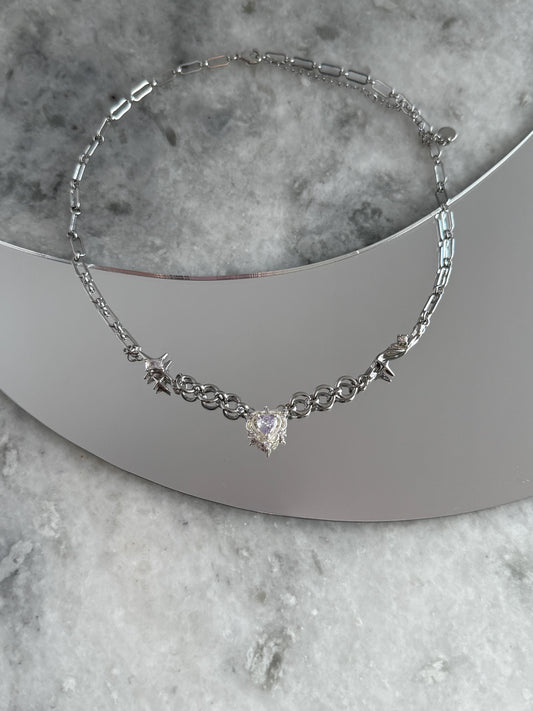 Y2k Grunge Necklace Chubby Star Ice Cube Necklace Chunky Grunge Necklace Alt Jewelry Acubi Nana Anime Indie Aesthetic K Pop PunkJewelry