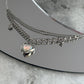Y2k Grunge Necklace Chubby Heart Iredescent Necklace Chunky Grunge Necklace Alt Jewelry Acubi Nana Anime Indie Aesthetic K Pop Punk Jewelry