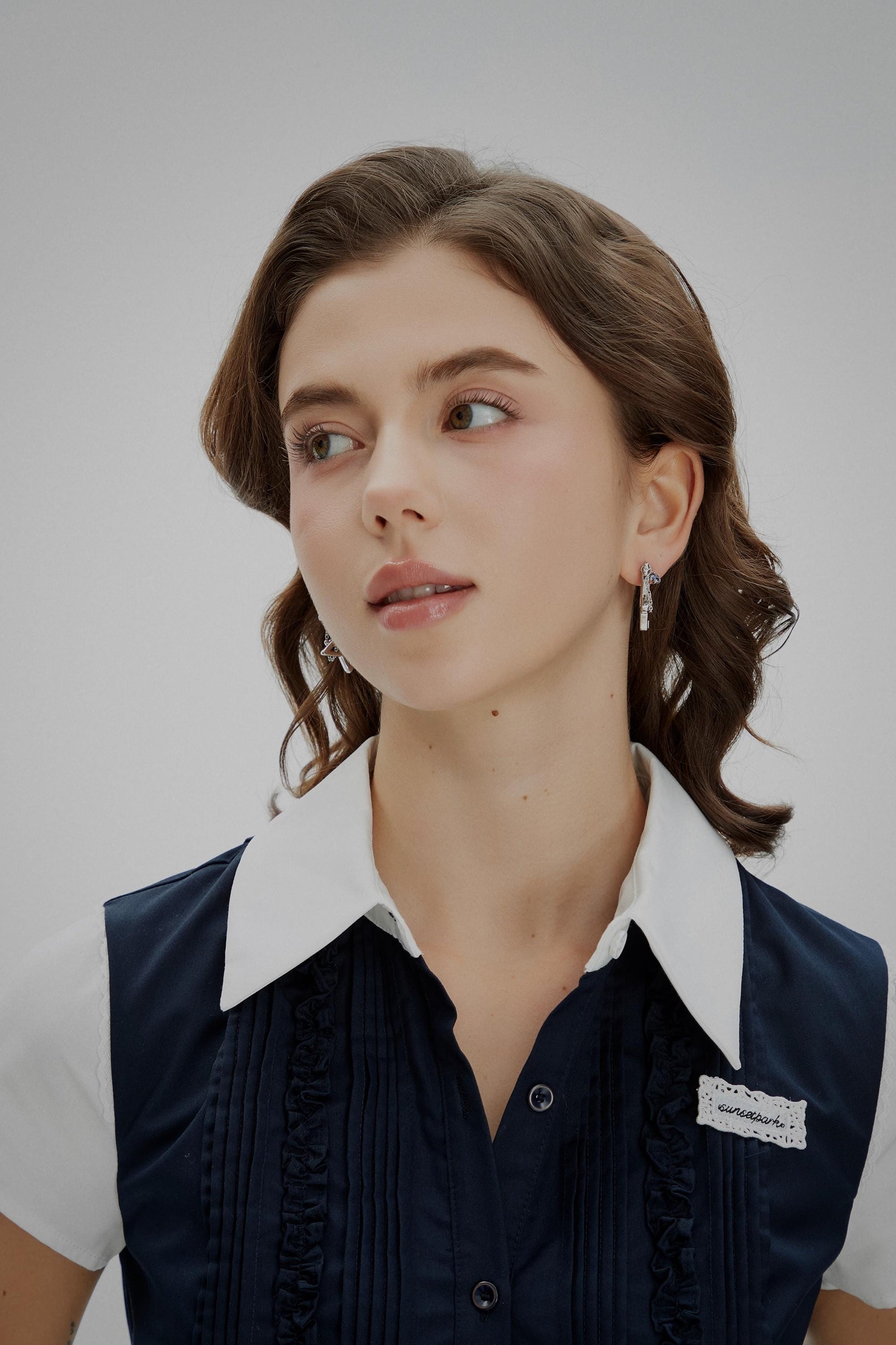 Y2K Grunge Earring Star Arrow Nana Punk Earrings Goth Hoop Earrings Grunge Statement Cyber Goth Cupids Bow Aesthetic Gift for Her Holiday