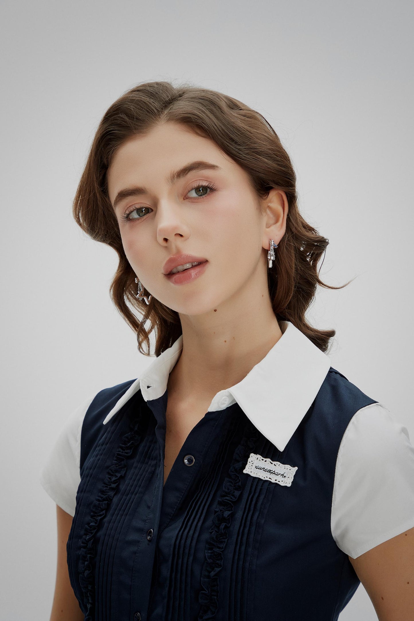 Y2K Grunge Earring Star Arrow Nana Punk Earrings Goth Hoop Earrings Grunge Statement Cyber Goth Cupids Bow Aesthetic Gift for Her Holiday