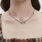 Y2K Locket Necklace Jewelry Shooting Star Choker Fairycore Shoujo Jewelry Kpop Alt