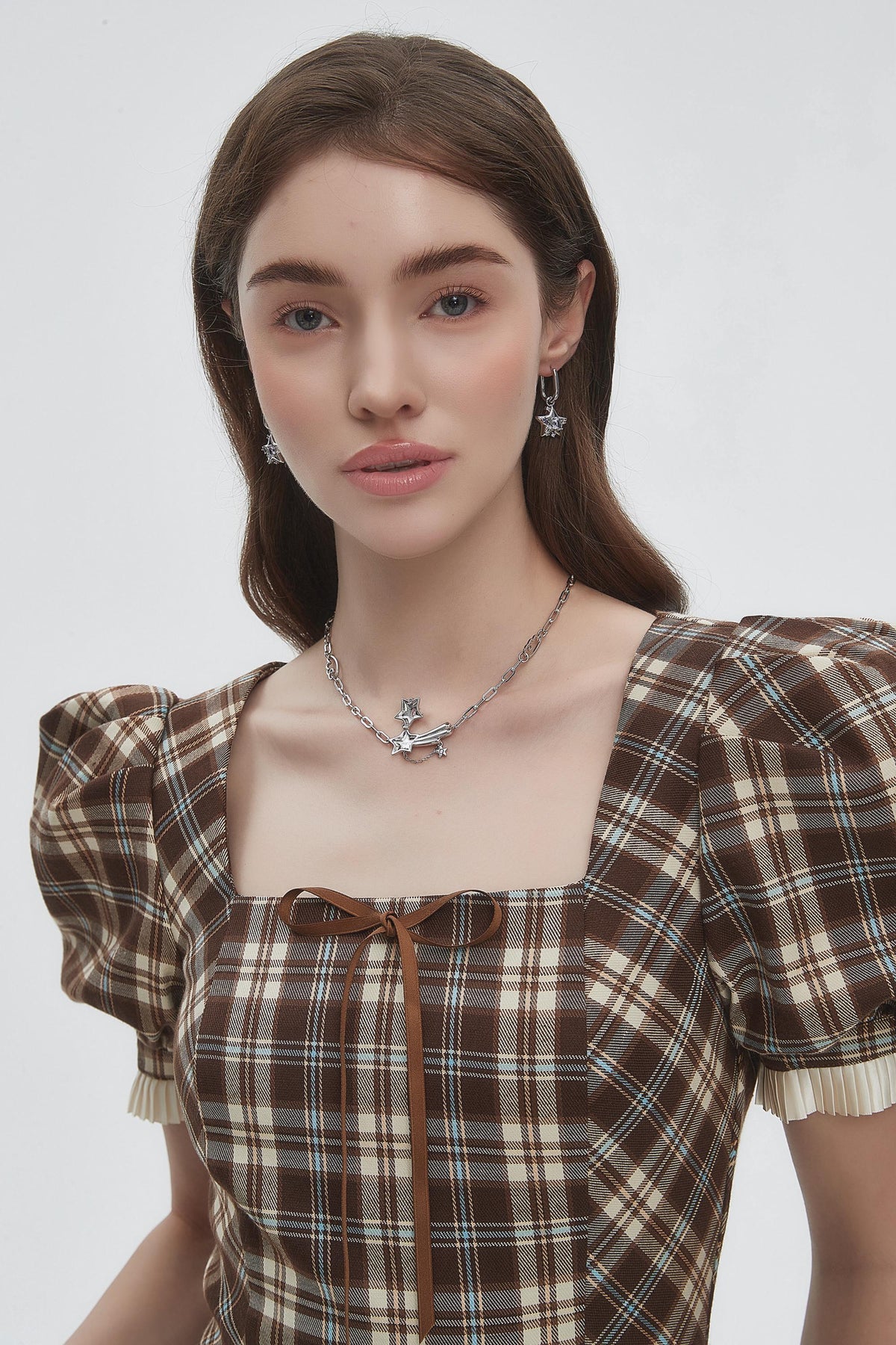 Y2K Locket Necklace Jewelry Shooting Star Choker Fairycore Shoujo Jewelry Kpop Alt