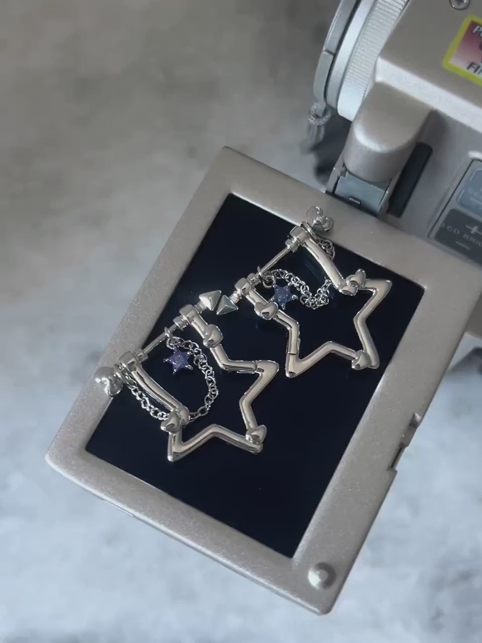 Y2K Grunge Earring Star Arrow Nana Punk Earrings Goth Hoop Earrings Grunge Statement  Cyber Goth Cupids Bow Aesthetic Gift for Her Holiday